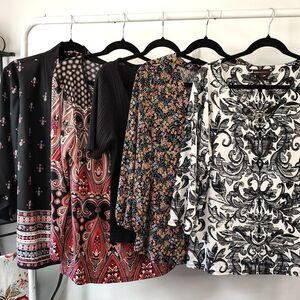 Career & Casual BUNDLE XL Women's Blouses Cardigan Knit Stretchy MIXED LOT